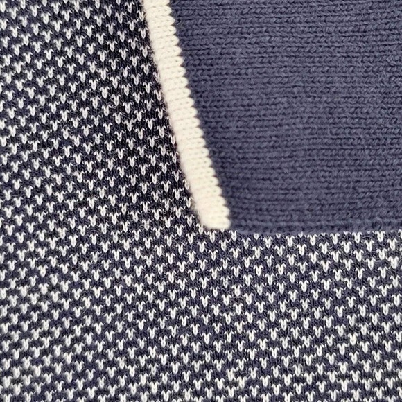 Scotch & Soda Polo Shirt Off The Grid Men's 2XL Navy White Textured Short Sleeve - Picture 5 of 11